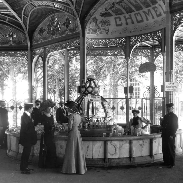 Hall des sources : la source Chomel