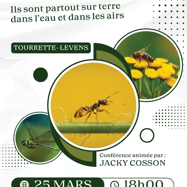 Conférence Science pour tous Les insectes_Tourrette-Levens