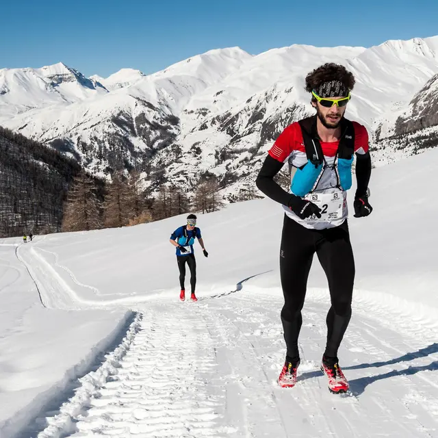 Trail sur neige en Ubaye avec En terrain connu