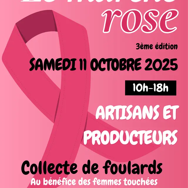 Marché à thème Spécial Octobre Rose_Valdeblore