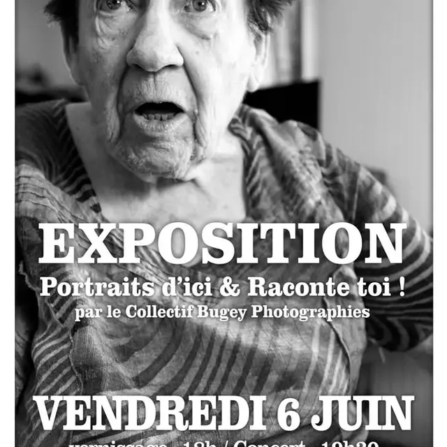 Exposition de photographies Portraits d'ici et raconte-toi !_Virieu-le-Grand