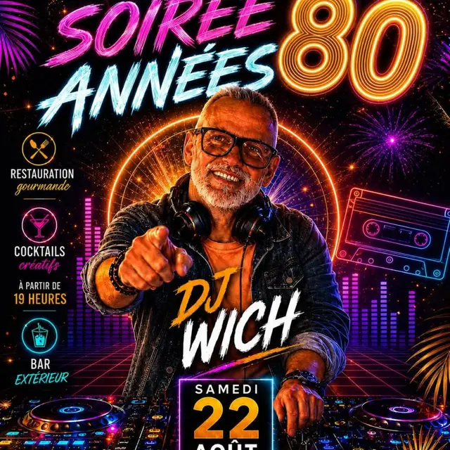 Soirée 80's_Sarrians
