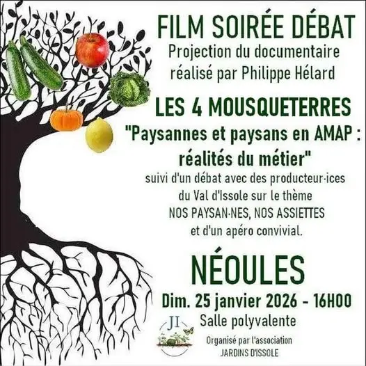 Projection du documentaire : Les 4 mousqueterres_Néoules