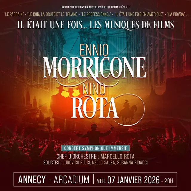 Concert : Il était une fois Ennio Morricone et Nino Rota_Annecy