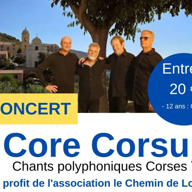 Concert de chants polyphoniques corses - Core Corsu_Montbrison