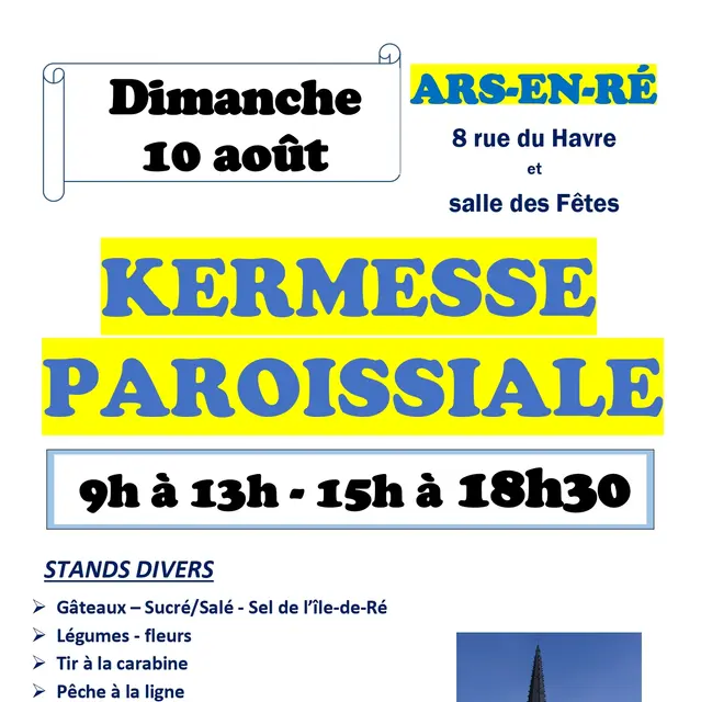 Kermesse paroissiale à Ars-en-Ré_Ars-en-Ré