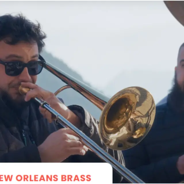 déambulation musicale : micro brass_Villard-de-Lans