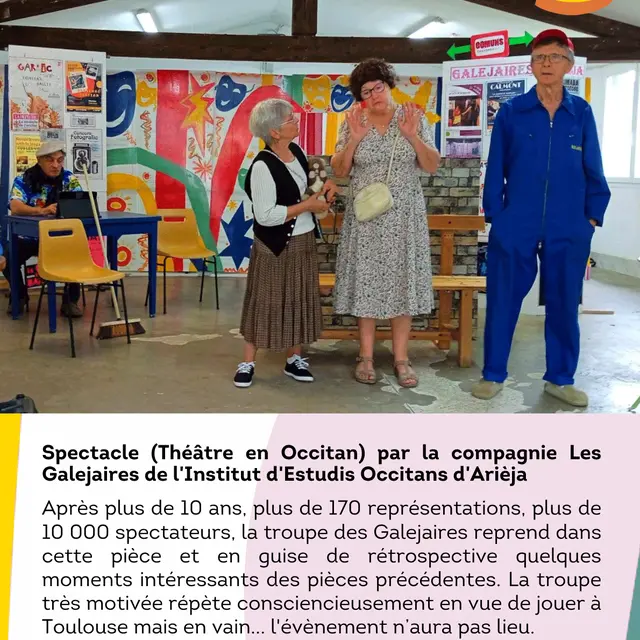 Spectacle : Jogarèm pas à Tolosa_Ax-les-Thermes