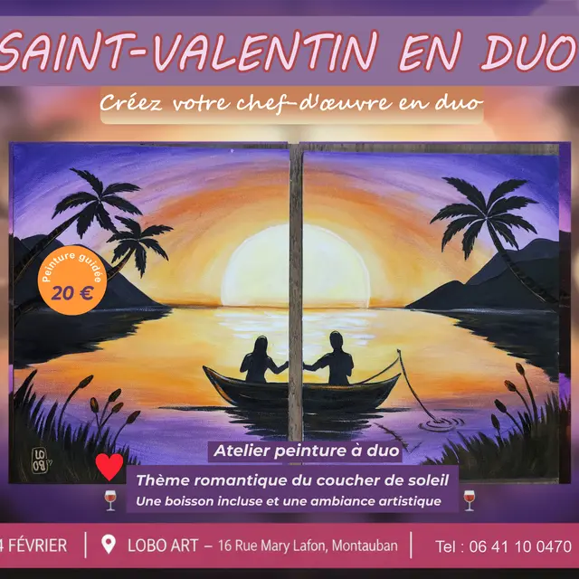 Drink & Paint San Valentin