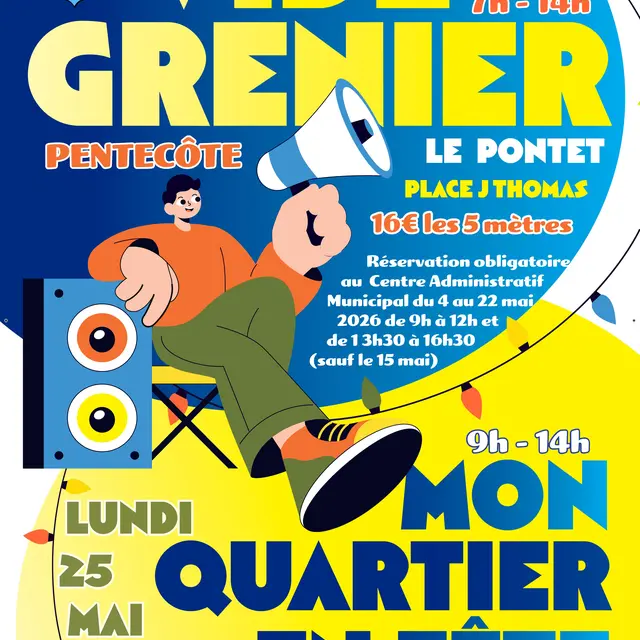 Vide grenier de Pentecôte et mon quartier en Fête_Le Pontet