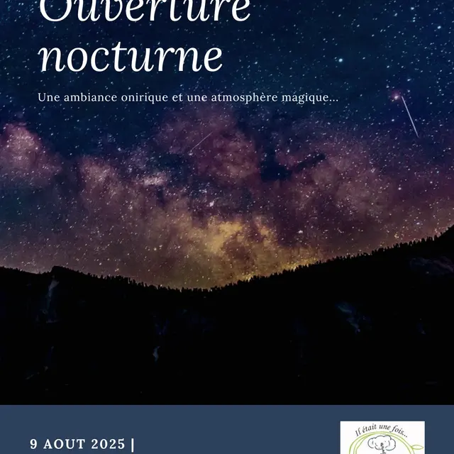 Ouverture nocturne au Jardin Conté