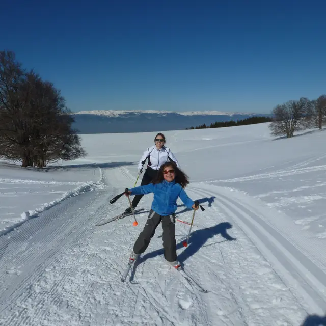 piste ski de fond saleve