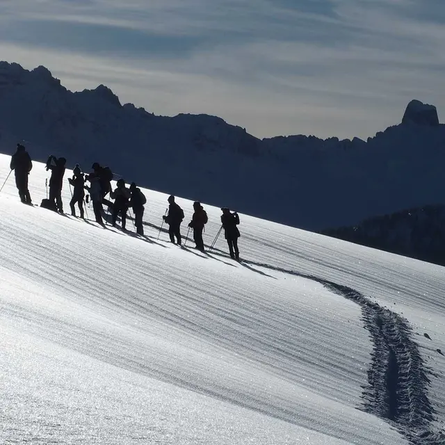 Sortie pleine lune, full moon !_Les Saisies