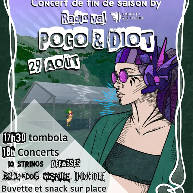 Affiche Concerts de fin de saison par Radio Val d'Isère