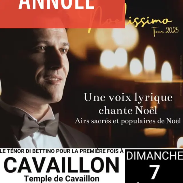 Noelissimo, le Ténor Di Bettino chante Noël_Cavaillon