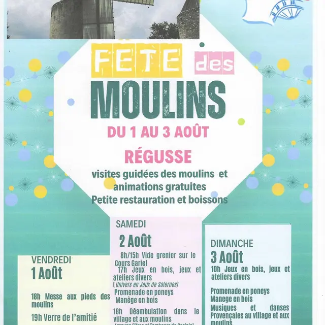 Concert  Fête des moulins