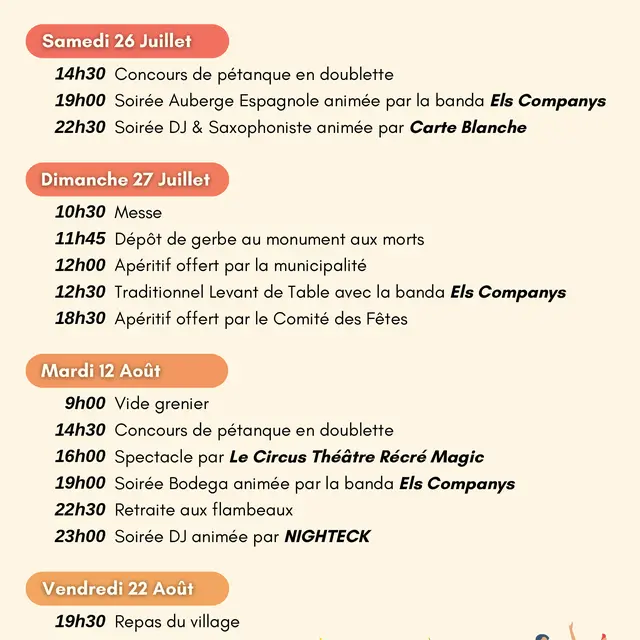 Fête locale de Rouze_Rouze