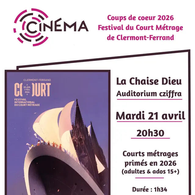 EVE-Séance de cinéma - courts metrages_La Chaise-Dieu-Affiche