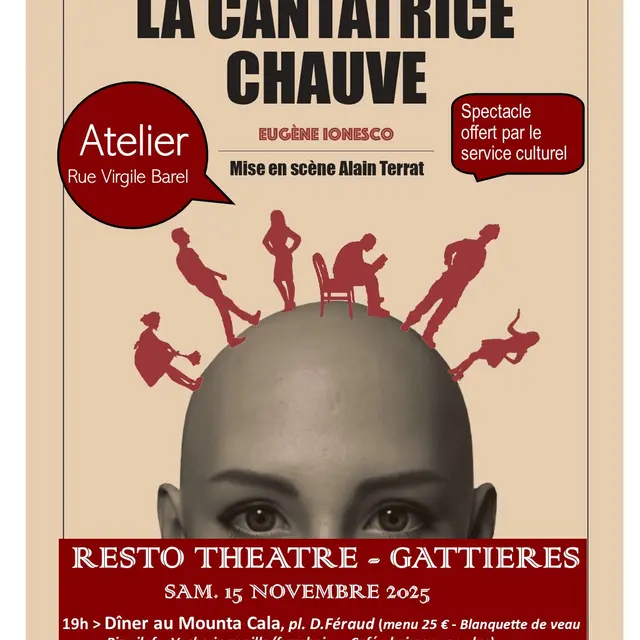 Resto Théâtre - La Cantatrice Chauve_Gattières