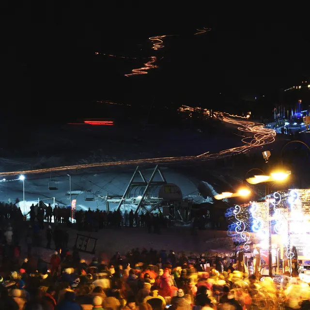 Descente aux flambeaux adultes risoul