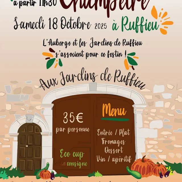 Repas champêtre à Ruffieu_Haut Valromey
