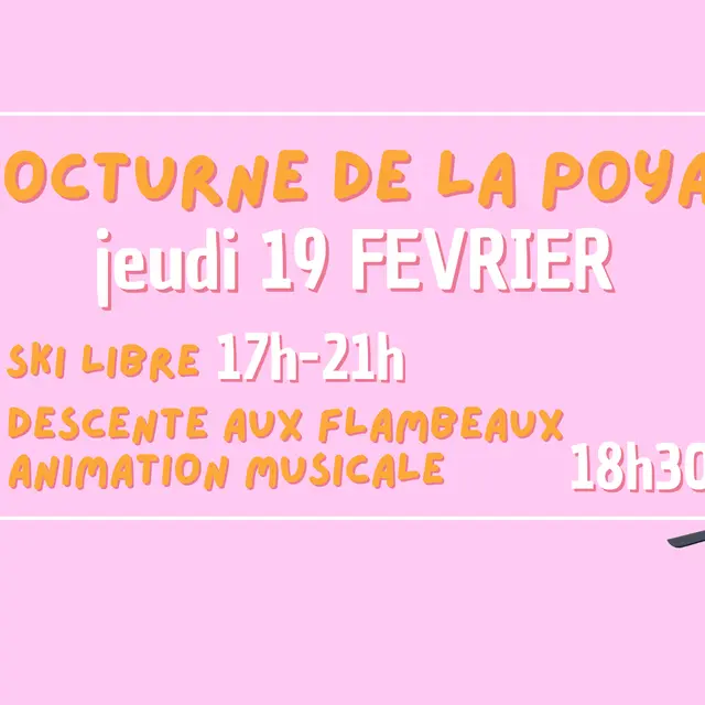 Les nocturnes de ski à la Poya_Vallorcine