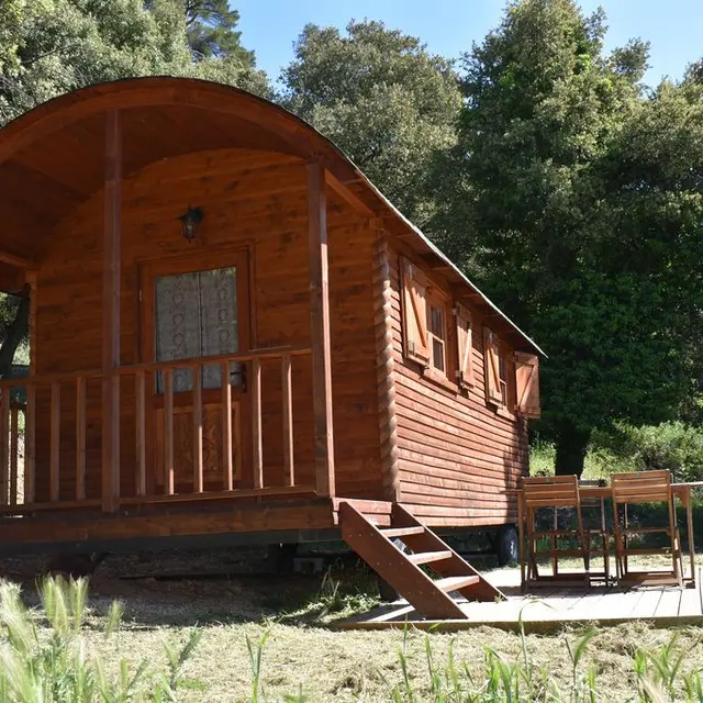 Roulottes - Village vacances Les Arbousiers_La Roquebrussanne