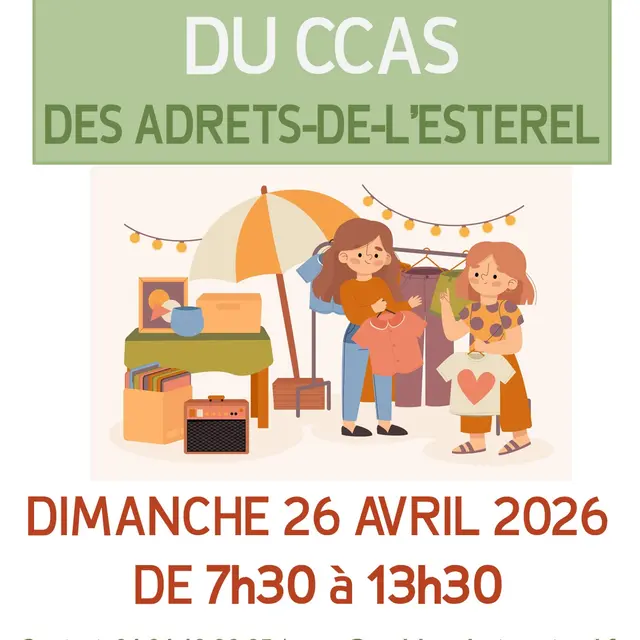 Vide-greniers du CCAS_Les Adrets-de-l'Estérel