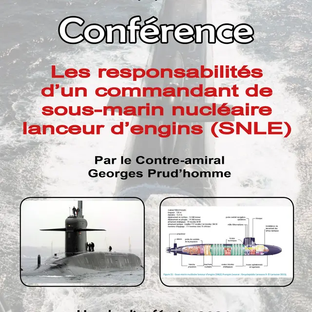 Conférence : « Les responsabilités d'un commandant de sous-marin nucléaire lanceur d'engins» par l'association ALPHA_La Londe-les-Maures