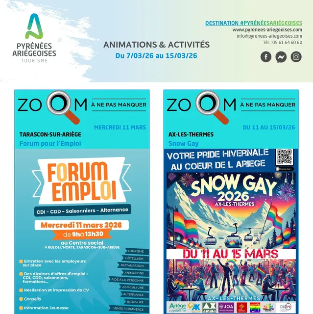 Programme des animations et des activités des Pyrénées Ariégeoises_Ax-les-Thermes