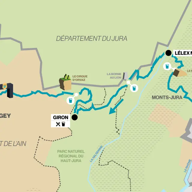 Carte du 65km by Pays de Gex Agglomération