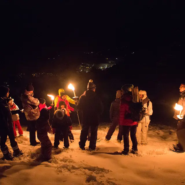 Nocturne aux flambeaux avec Rando Passion_Pra Loup 1600