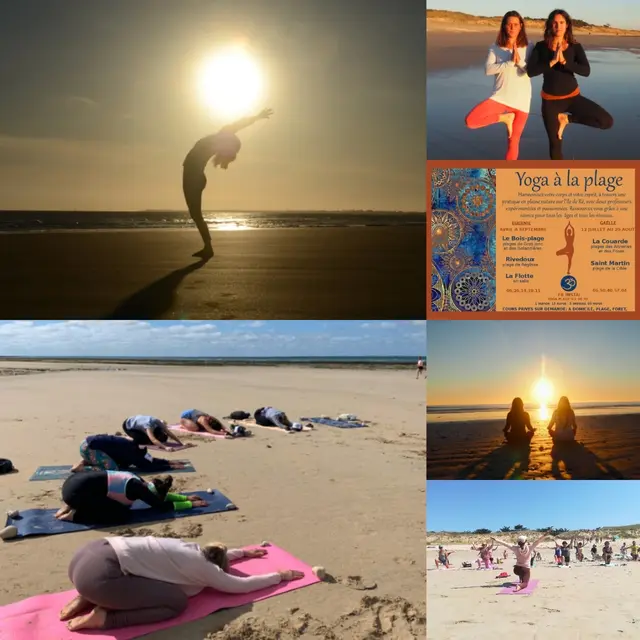 Yoga à la plage