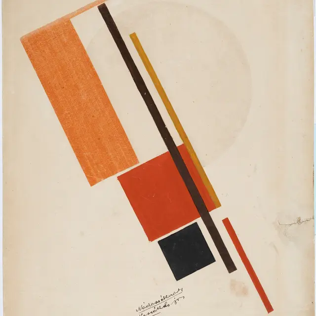 Kassák Lajos Dinamikus konstrukció, [Dynamic construction] 1922–24