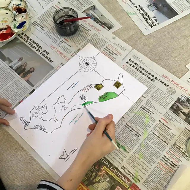 Atelier Ré-Créations : Carte Imaginaire_Saint-Martin-de-Ré