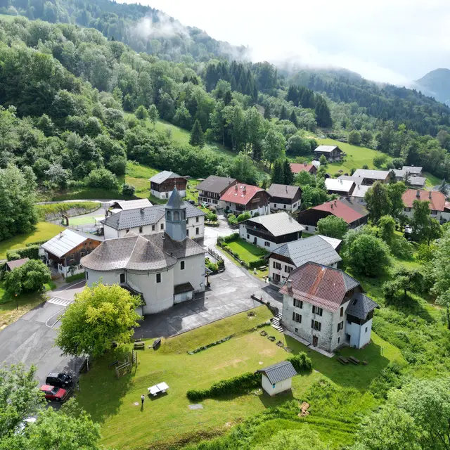 Village en drône
