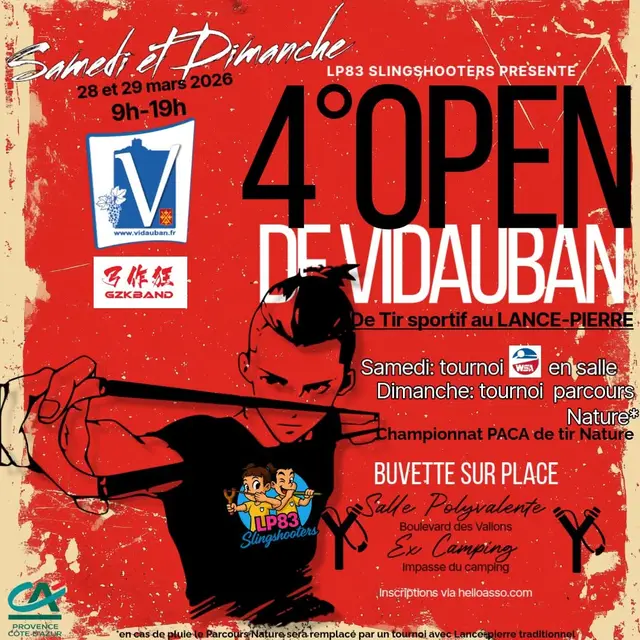 Tir sportif au lance-pierre : 4e open de Vidauban_Vidauban