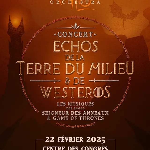 Concert : Neko Light Orchestra - Echos de la Terre du Milieu et de Westeros_Angers