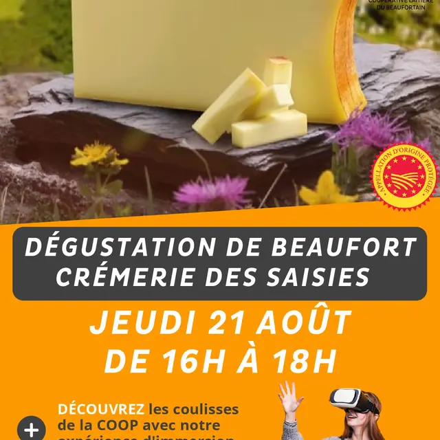 Dégustation de Beaufort à la crèmerie des Saisies_Les Saisies