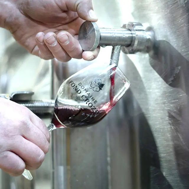 Visite de la cave - Domaine Fond Croze_Saint-Roman-de-Malegarde