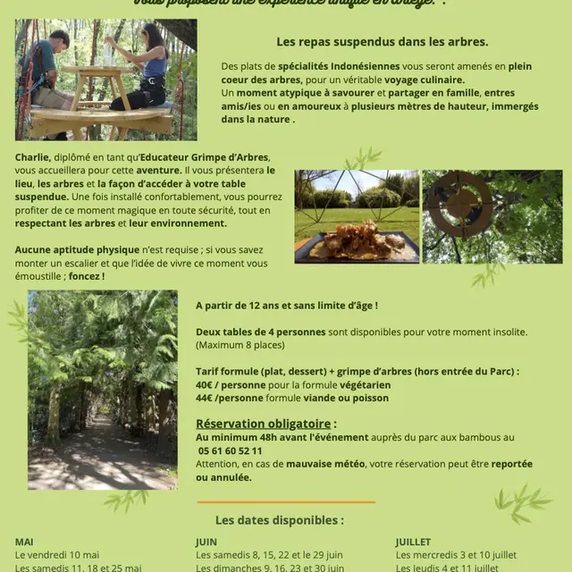 Affiche repas suspendus