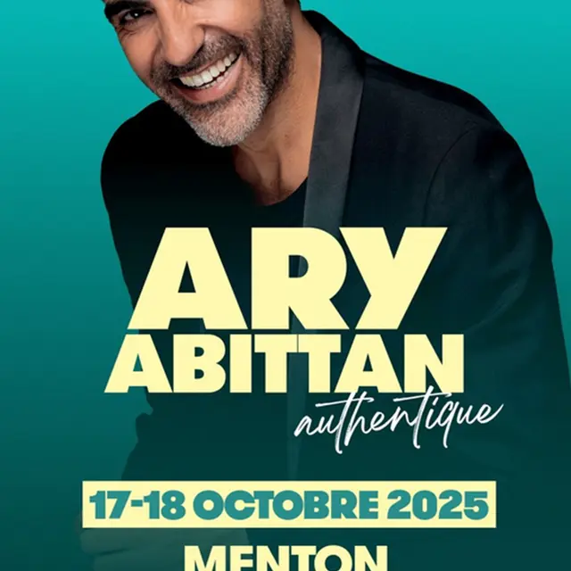 Saison Artistique du Casino Barriere 2024 - 2025 : Ary Abittan_Menton
