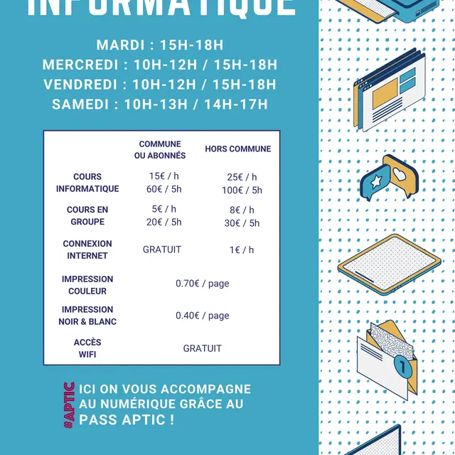 Horaires et tarifs