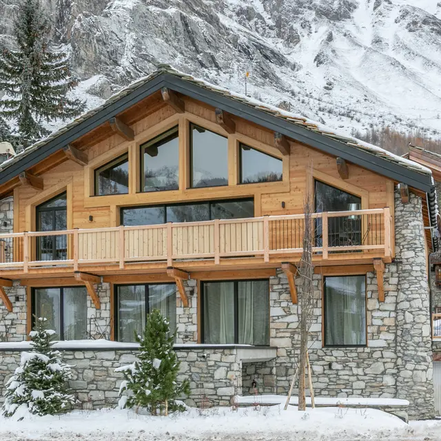Façade extérieur  - Chalet Athénaïse Val d'Isère