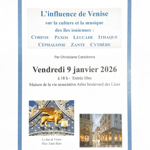 Conférence - L'influence de Venise_Arles