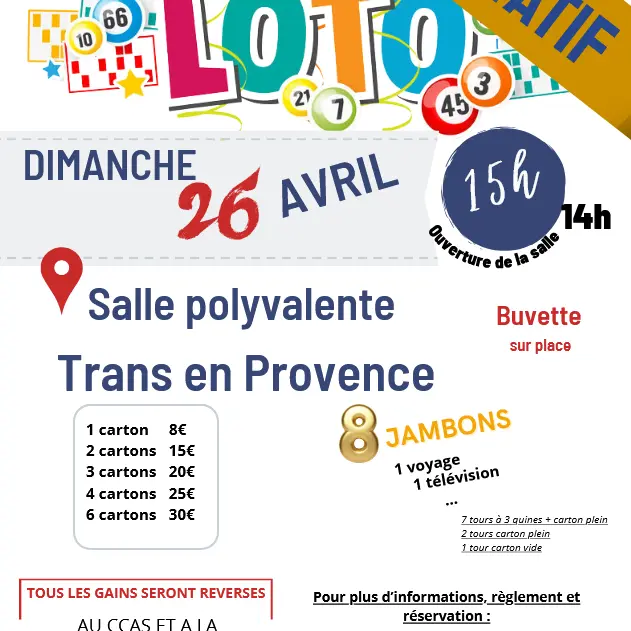Loto du Rotary Club Val d'Argens_Trans-en-Provence