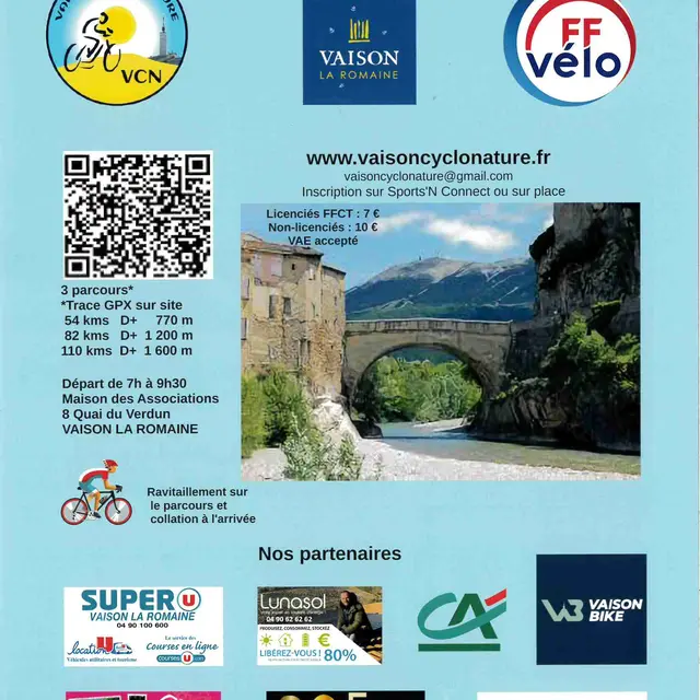 Rallye des Voconces à vélo_Vaison-la-Romaine