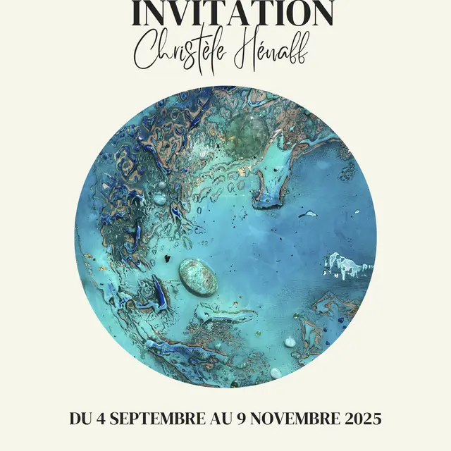 Exposition de peinture par la plasticienne Christèle Hénaff_Talloires-Montmin