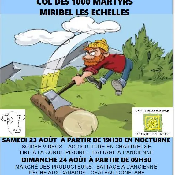 Concours de Bûcherons & Comice Agricole 38/73_Miribel-les-Échelles