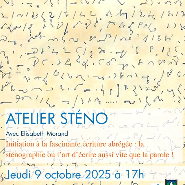 Atelier d'écriture sténo_Saint-Gervais-les-Bains